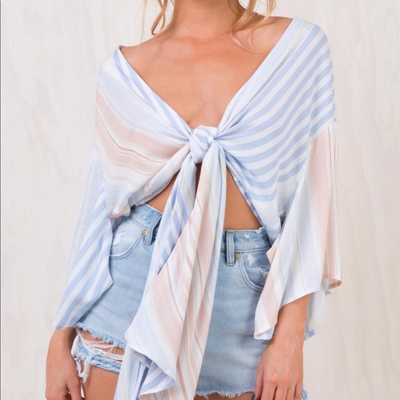 Princess Polly Bungalow Tie Blouse - Picture 2 of 4